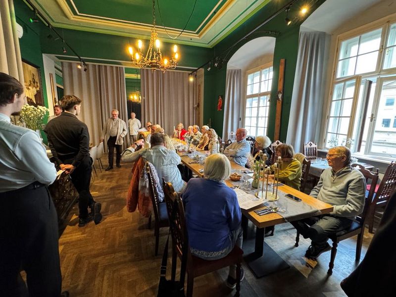 Abendessen im Restaurant Pod Gruszka