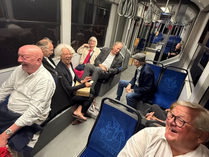 Rückfahrt nach Krakau mit der Straßenbahn