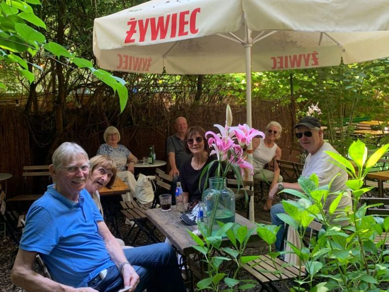 Im Biergarten in Kazimierz