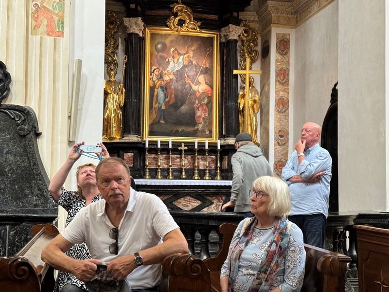 In der Klosterkirche Tyniec