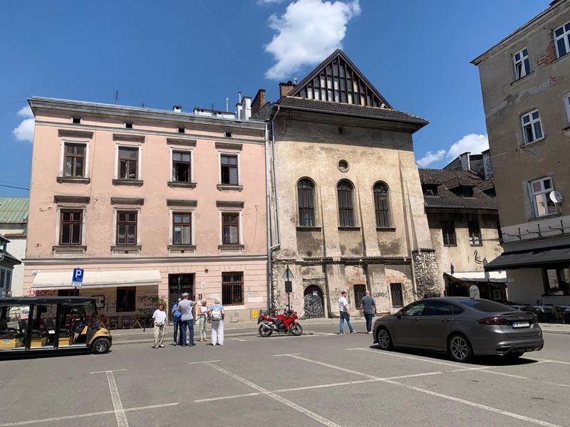 Zerstörte Synagoge in Kazimierz